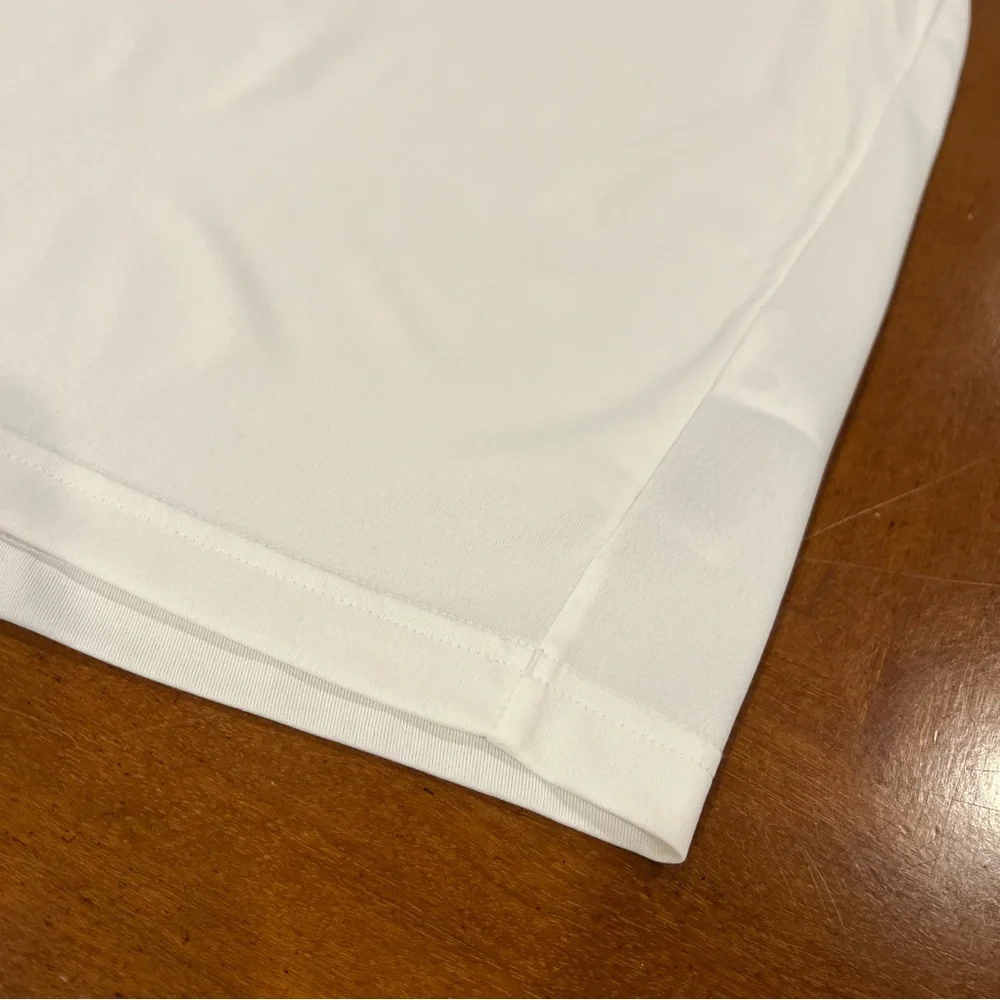 Adidas Men’s Climalite ID Performance Short-Sleeve Tee White/Black XL Workout